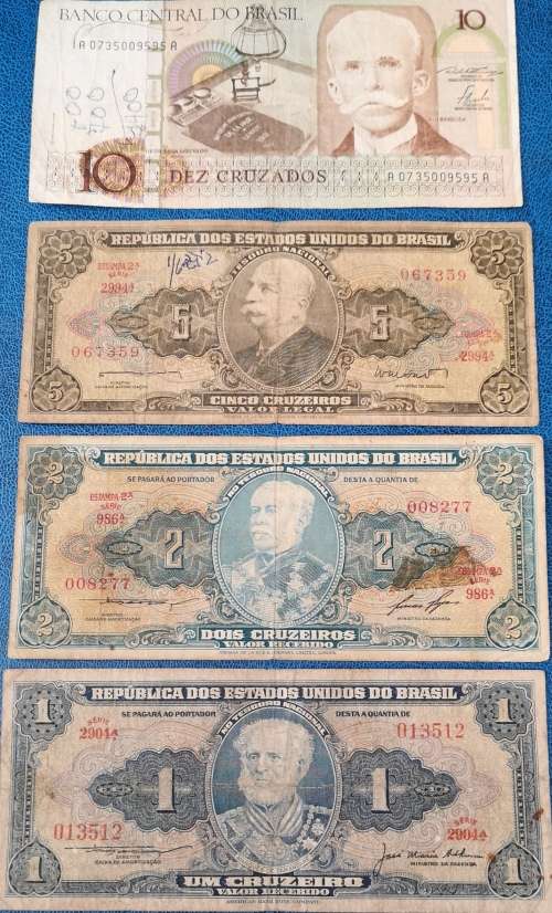 *Crazy R1 Start!!* Mixed Brasil Bank Note Lot