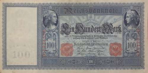 *Crazy R1 Start!!* 100 Mark Reichsbanknote from Germany