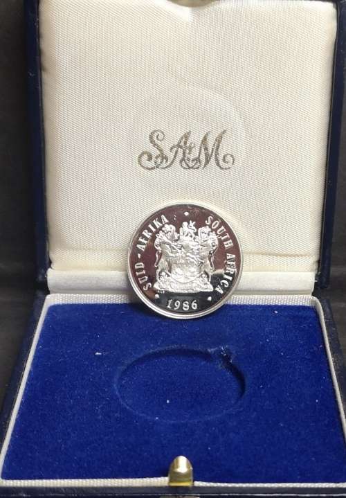 *Crazy R1 Start!!* 1986 Johannesbrug Mining Silver R1