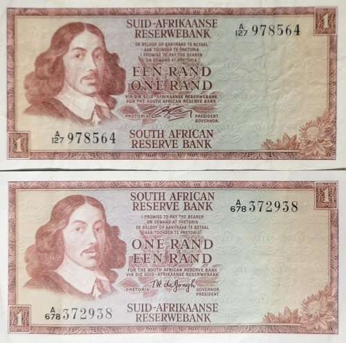 *Crazy R1 Start!!* T W de Jongh & G Rissik  R1 Note Set