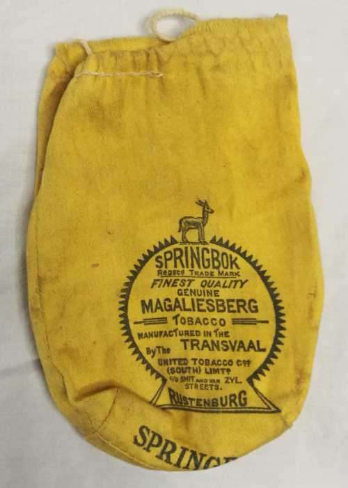 Springbok Finest Quality Genuine Magaliesberg Tobacco Bag