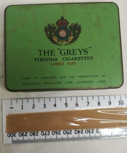 The (Greys) Virginia Cigarettes Large Size Tin