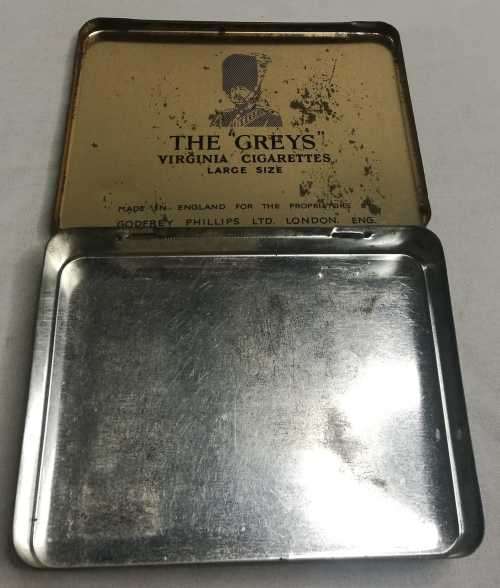 The (Greys) Virginia Cigarettes Large Size Tin