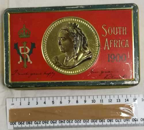Boer War Queen Victoria 1900 Chocolate Gift Tin