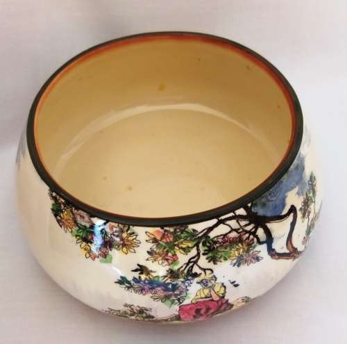 Royal Doulton Old English Scenes `The Gleaners` Rose Bowl