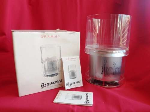 Guzzini Bilance Acrylic Grammy Mechanical Kitchen Scale recanting Italy