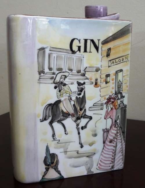 Vintage Italian Ceramic Decanters