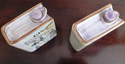 Vintage Italian Ceramic Decanters