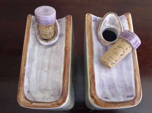 Vintage Italian Ceramic Decanters