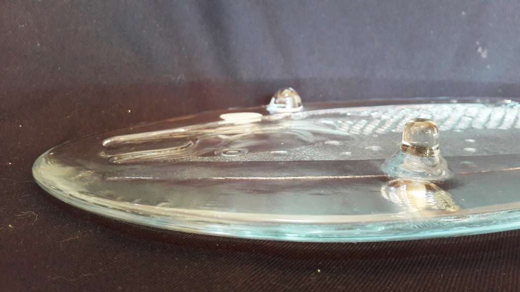 Large Italian Glass Serving Platter
