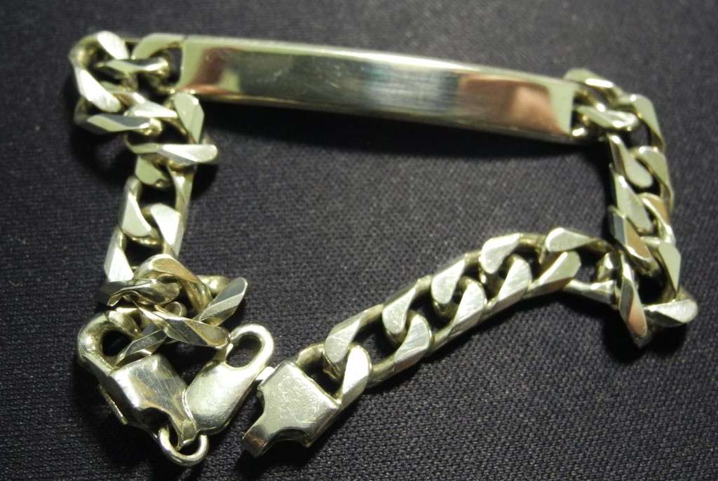 Sterling Silver ID Bracelet 18.6g