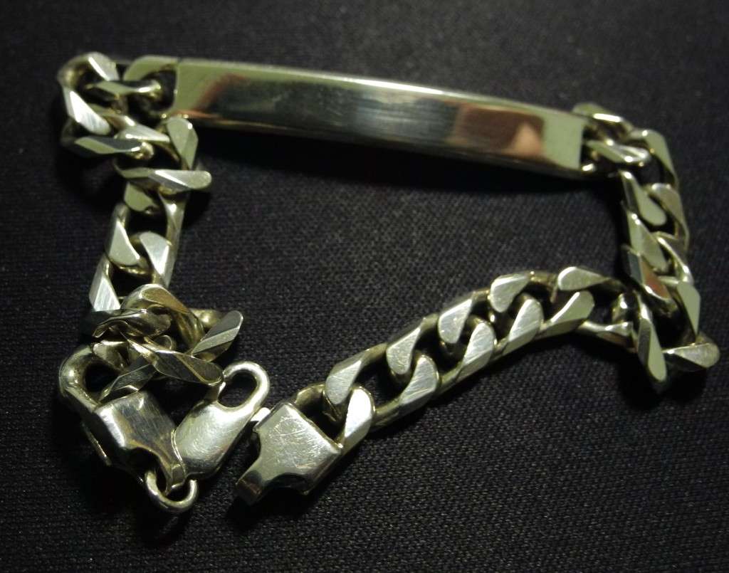 Sterling Silver ID Bracelet 18.6g