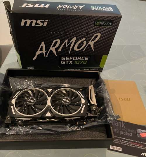 MSI NVIDIA GeForce GTX 1070 ARMOR 8G