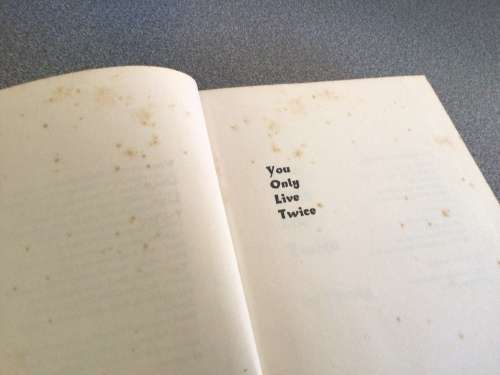 FIRST EDITION 1ST IMP. James Bond YOU ONLY LIVE TWICE Ian Fleming 1964 Cape RARE