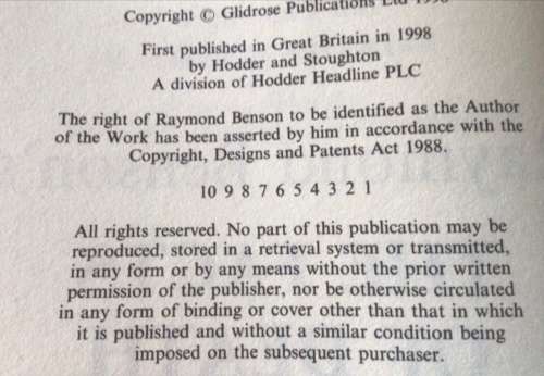FOR JUDI DENCH 1st Edition 1st imp James Bond THE FACTS OF DEATH Raymond Benson not Ian Fleming
