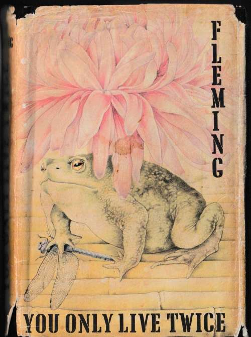 FIRST EDITION 1ST IMP. James Bond YOU ONLY LIVE TWICE Ian Fleming 1964 Cape HBDJ