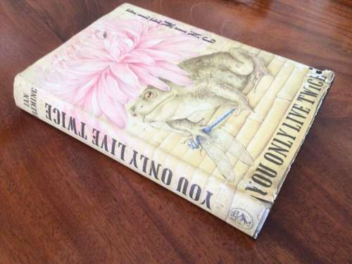 FIRST EDITION 1ST IMP. James Bond YOU ONLY LIVE TWICE Ian Fleming 1964 Cape HBDJ