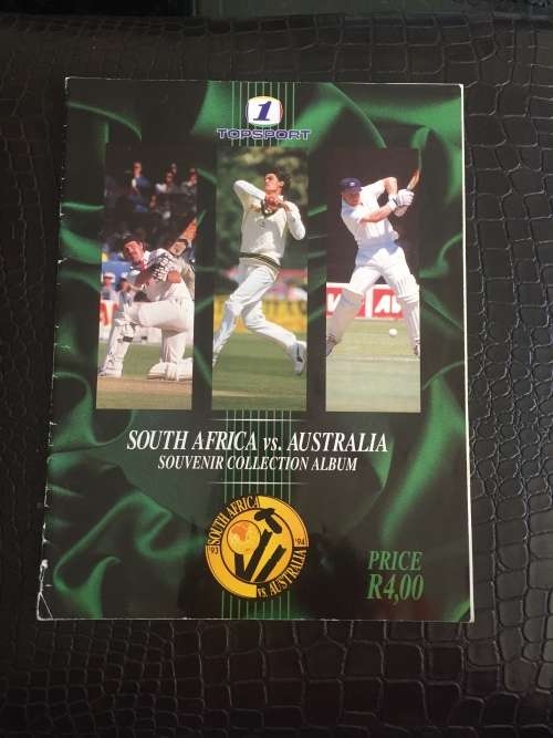 SA v Aus 1993 Cricket Card Collection Album