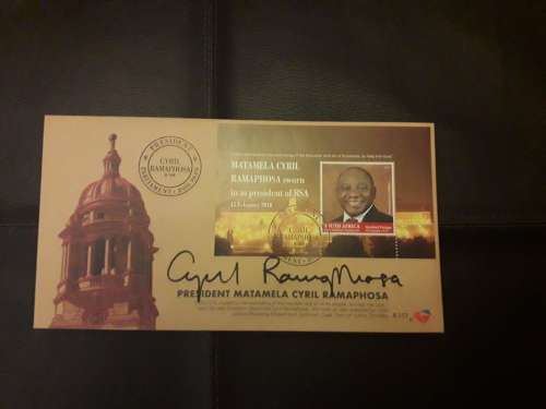 Cyril Ramaphosa Signed FDC