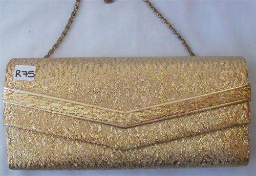 Gold Color Evening Clutchbag