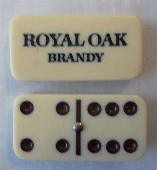 Royal Oak Brandy Dominoes Set