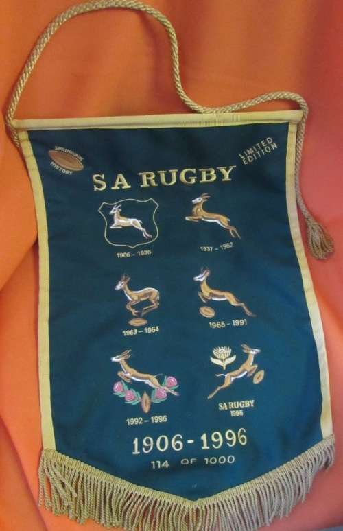 AN AWESOME SPRINGBOK RUGBY PLAQUE.  THIS YOU WILL NOT FIND EVERY DAY!!!!