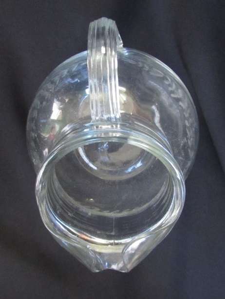 Glass juice jug