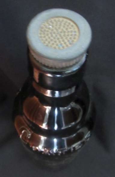 amber somerset coates glass bottle