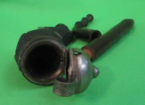 Fleur briar smoking pipe