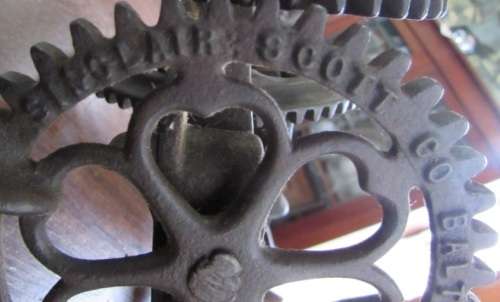 Antique 1880 Sinclair Scott Co Baltimore-USA Apple Peeler