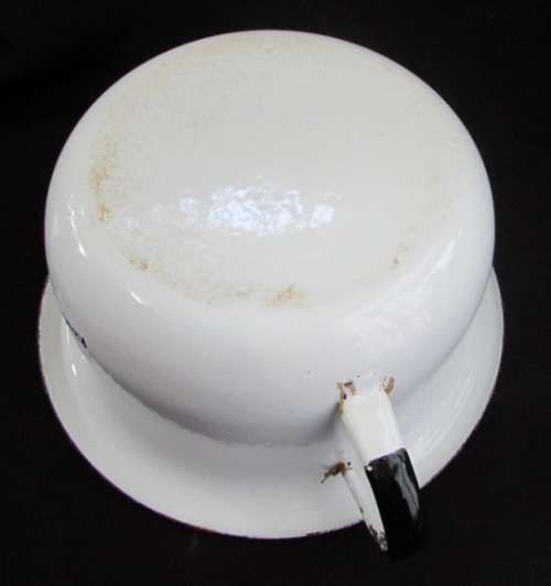 Vintage enamel bedpot