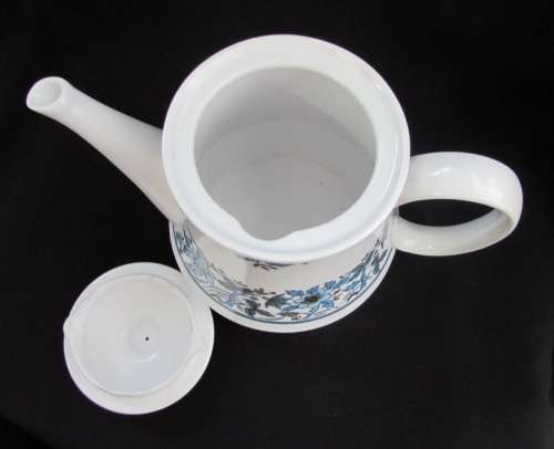 Excellent Noritake Progression Blue Moon Floral Teapot Tea Pot 9022