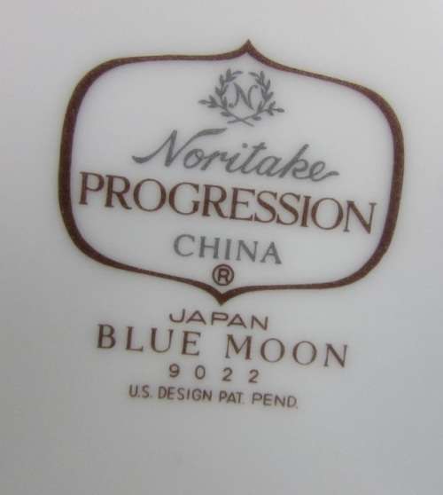 Excellent Noritake Progression Blue Moon Floral Teapot Tea Pot 9022