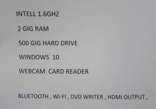 Acer Aspire es-15 laptop