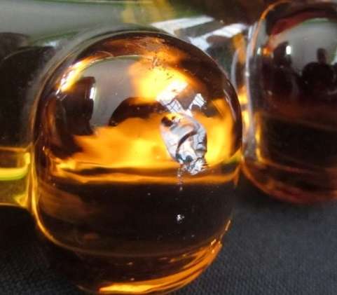 Art Deco Amber Ashtray