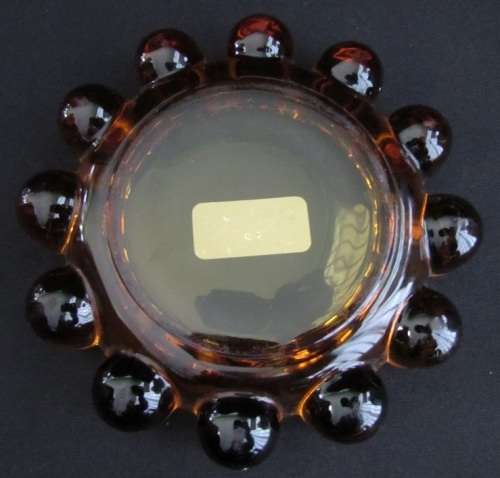Art Deco Amber Ashtray