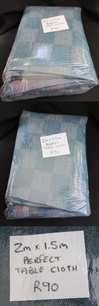 Green Checkered Tablecloth 2m x 1.5m