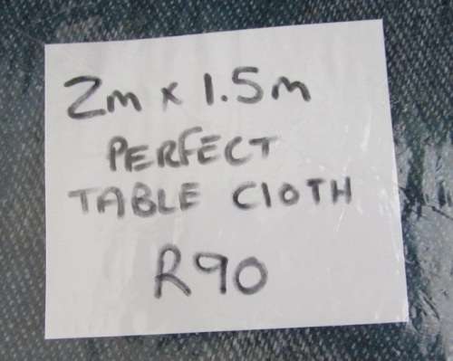 Green Checkered Tablecloth 2m x 1.5m