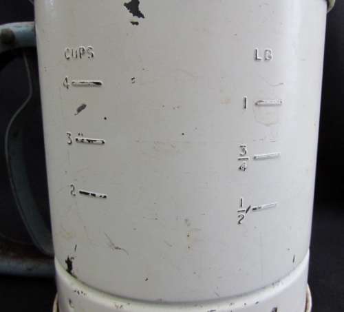 Vintage tala flour sifter