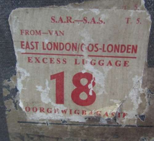 Vintage hat box made in England