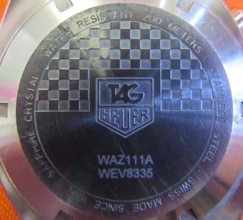 Tag Heuer Formula 1 Alarm Men's Watch waz111a wev8335