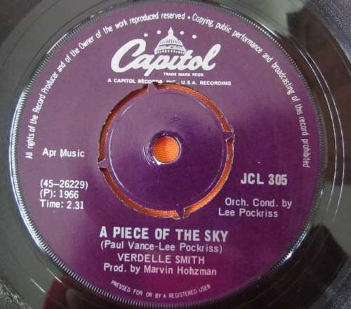 7" singles x3 Verdelle Smith Tar And Cement, Gene Vincent Be-Bop-A-Lula Glen Campbell By the time i