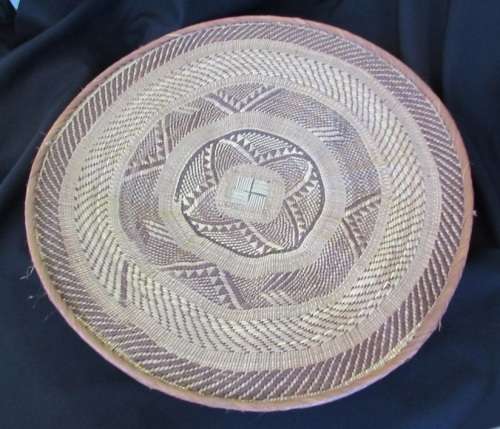 Handmade grass weaved Bowl Basket Big