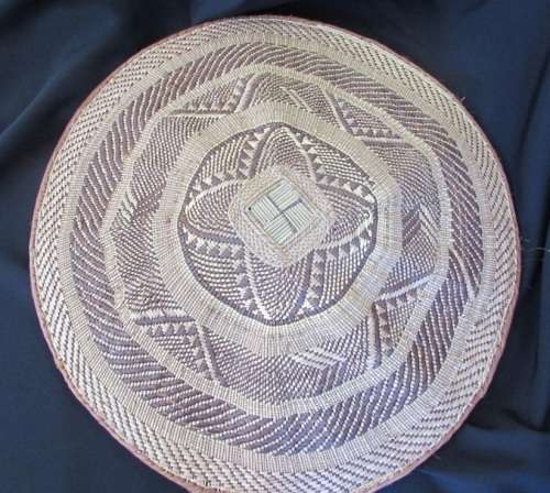 Handmade grass weaved Bowl Basket Big