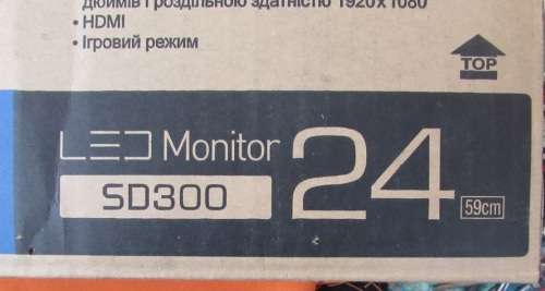 Samsung 24" led monitor model s24d300hl