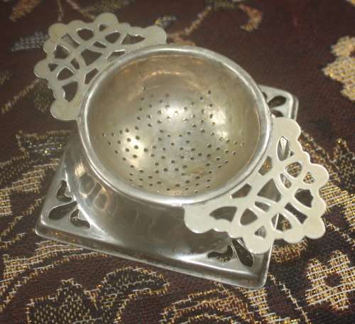 Vintage Plated Tea Strainer