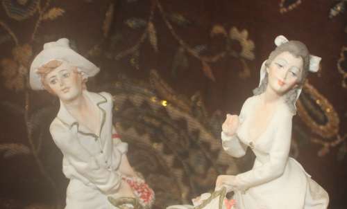 Two signed Italian A.Belcari Capodimonte figurines