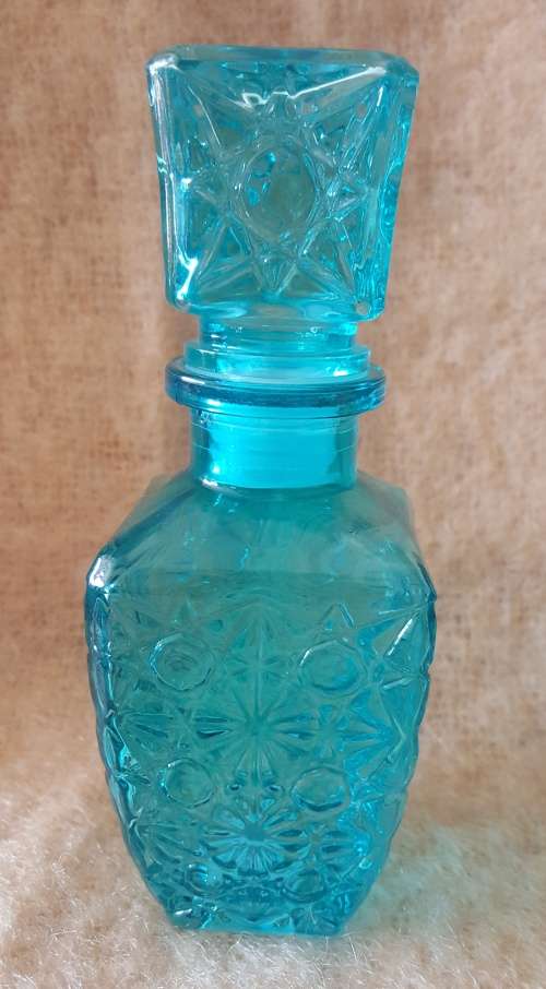 Blue Glass Decanter