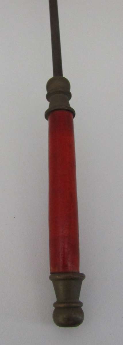 Candle Snuffer ~ Solid Brass, Pivoting Bell Head and Brass Handle with Wood Grip