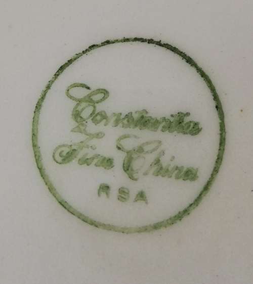 Constantia Fine China Small Plate - Made in RSA `THE RED LION`